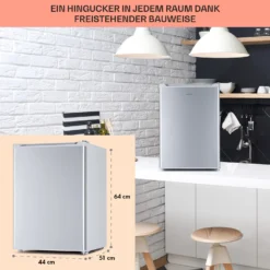 Fargo 67 Kühlschrank Minibar 67 Liter / 4 Liter Gefrierfach Kompakt -Weinkühlschränke Verkäufe 10045044 de 0006 usp