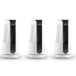 Skyscraper Office Tischventilator 3er-Set Säulenventilator 16W Weiß